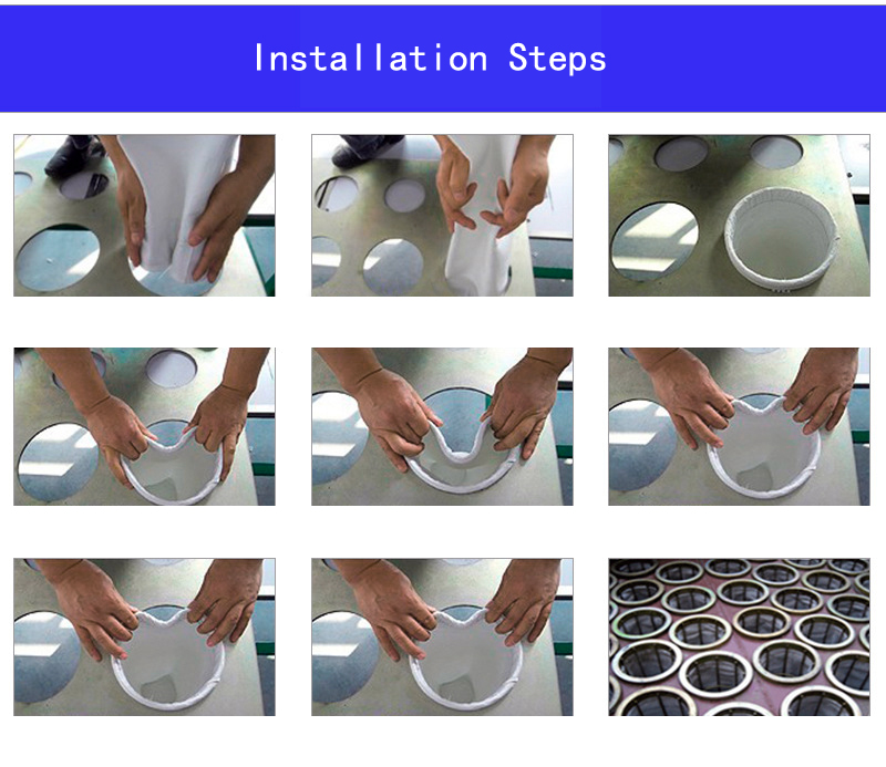 Polypropylene Felt Baghouse Filter Good Alkali Resistance and Environmentally Friendly