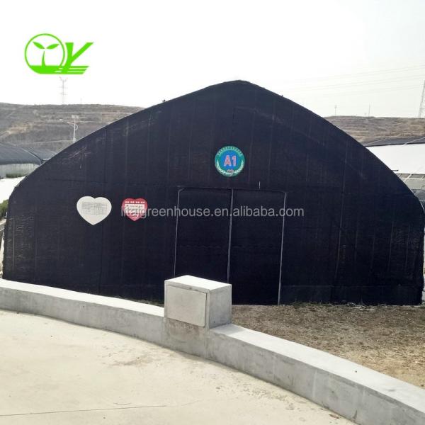 Large Hot Galvanized Steel Structure Gutter Connected Greenhouse with Height 3.0-4.8m