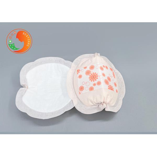 Disposable Absorbent Breast Pads 3D Shape Anti Leaking With Beige Color