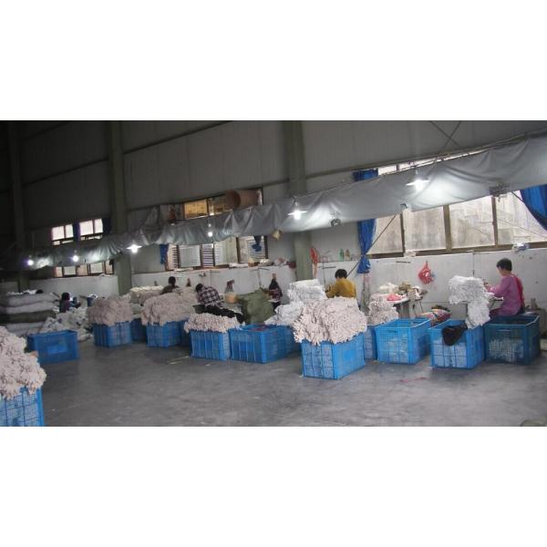 Colorful Cotton String Knitted Poly Hand Labor Safety Work Gloves for Knitted Hand