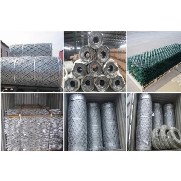 High Security Galvanized Straight Line Razor Wire Fence Panel