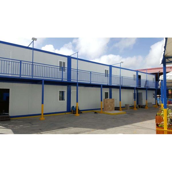 Powder Coated Modular Shipping Container Homes Steel Material With Toilet