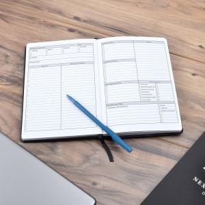 Medium Size Undated Diary Planner , Daily Agenda Planner For Increase Productivi