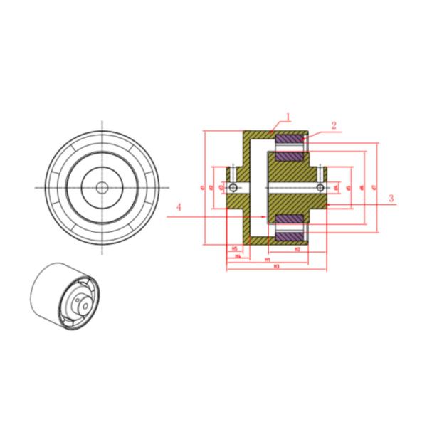 Permanent NdFeB Magnetic Coupling