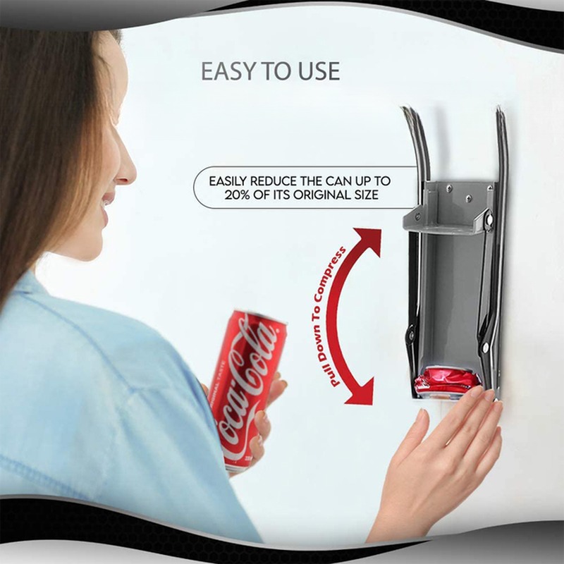 Popular Kitchen Can Crusher 16oz 500ml Can Crusher Wall Mounted