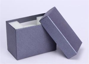 China Grey Paper Wrist Watch Box , Custom Logo Color Personalized Mens Watch Box on sale