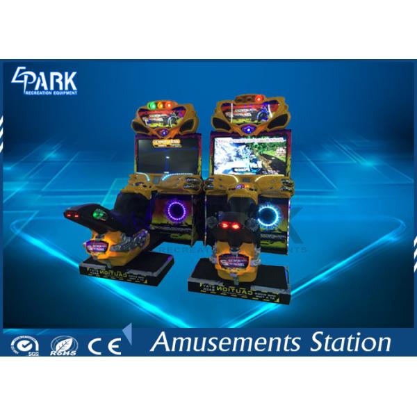 Coin - Operated Arcade Motorbike Racing Game Machine FF Motor Simulator