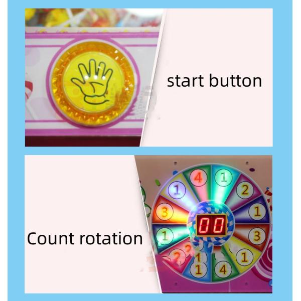 OEM Coin Operated Kiddie Ride Coin Pusher Lollipop Vending Game Machine