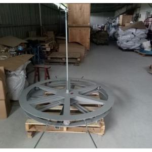 Buy cheap Stringing Construction Steel Cable Drum Stand 800mm Diamete 3000KN Rated Load from wholesalers