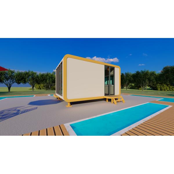 Cabin House Portable Mobile Modular Prefab House Office Pod House Cabin Container House With Broken Bridge Aluminum Window