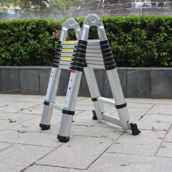 Buy EN131 Aluminium Folding Step Ladder Telescopic double side single side ladder at wholesale prices