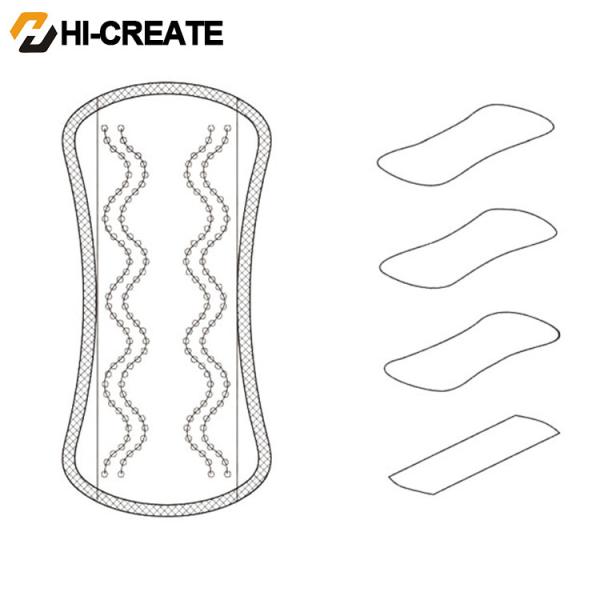 Napkin Sanitary Pads Making Machine Full Servo Sanitary Napkin Pad Production Line