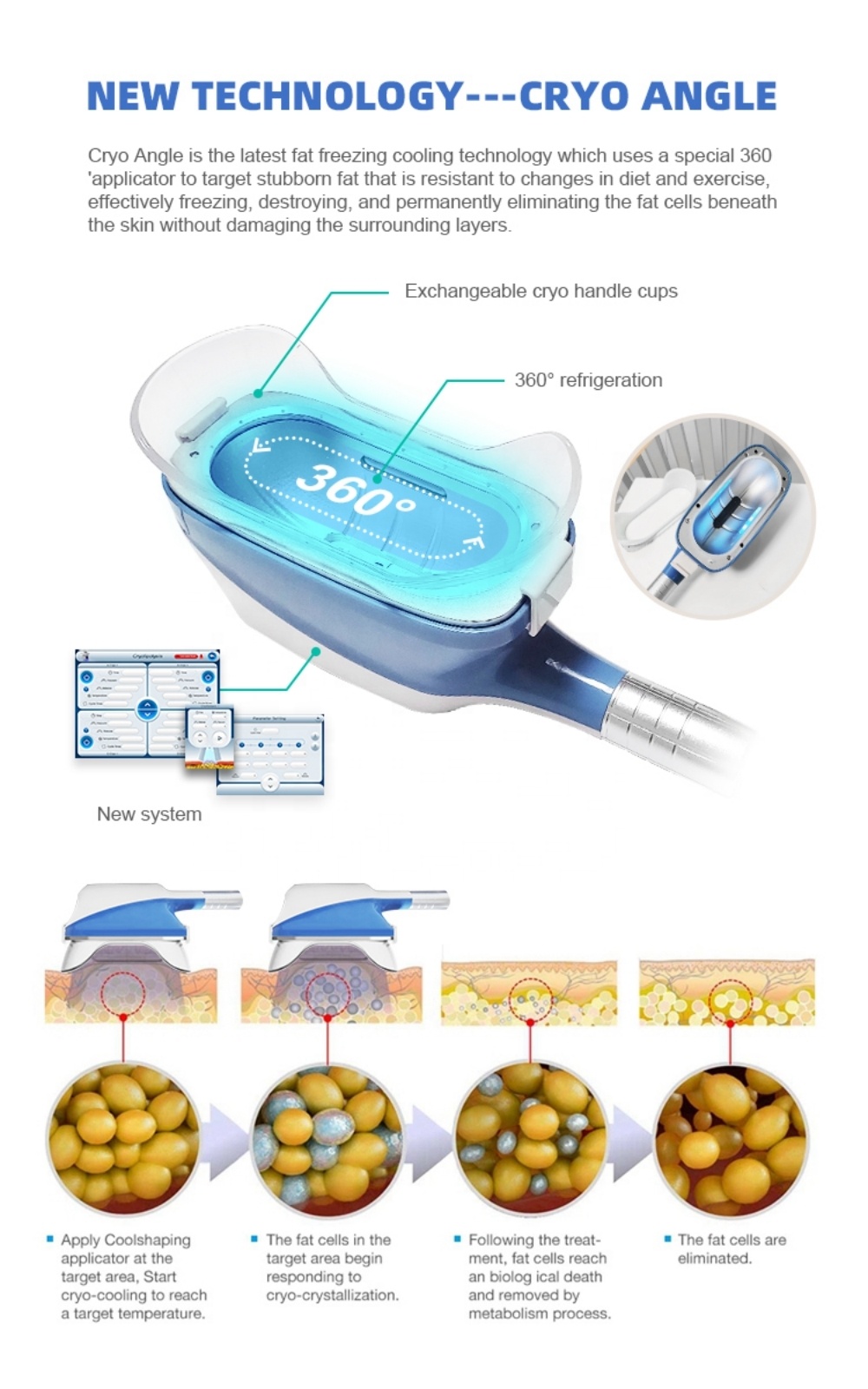 Fat Reduce Cryolipolysis Slimming Machine