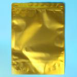 Custom Gold Coffee Bean Packaging , Stand Up Packaging Pouch Bag With Valve
