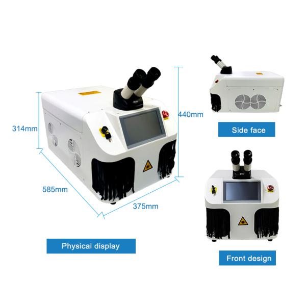 IKO Guided Portable Desktop Silver Gold YAG Pulse 100W Mini CCD Jewelry Welding Fiber Laser Welder Machine by RAYCUS
