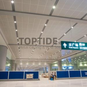 China Commercial Architectural Aluminum Metal Perforated Ceiling Tiles With Simple Suspension System on sale