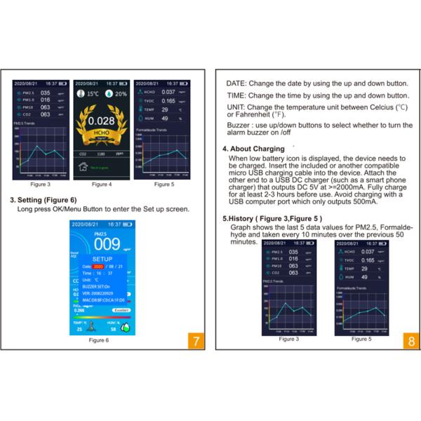 DM73B Wi-Fi Air Quality Detector(DM7B -wifi)