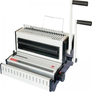 Quality Multi Functional Desktop Wire Comb Press Strip Punching Binding Machine for sale