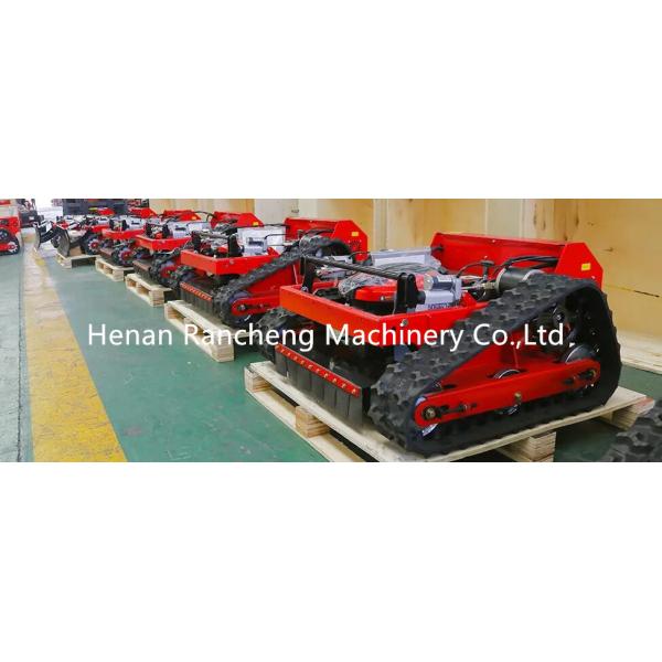 Remote Control Lawn Mower Small Track Gasoline Electric Four - Wheel Lawn Mower