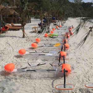 Quality 100 % Virgin Polycarbonate Kayak 2 Clear Seats 6mm Thickness For Wedding Photos for sale