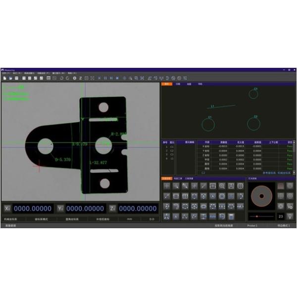 High Stability Vision Video Measuring Machine , Magnification 26X ~ 172X