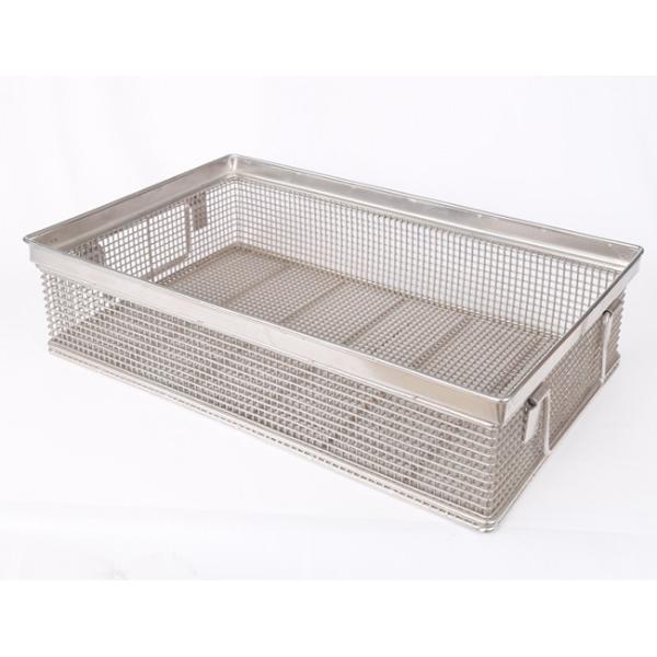 Rust Proof 220mm Width 290mm Length Square Mesh Basket For Medicine