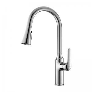 China 450.3mm 275.5mm Kitchen Mixer Faucet With Sprayhead Swivel Spout on sale