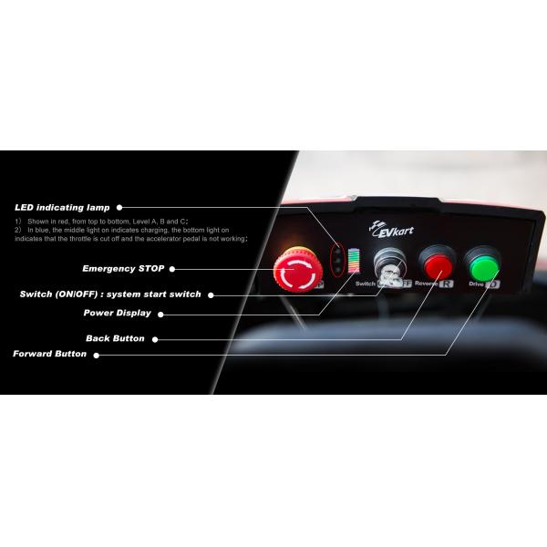 Remote Control 1200W Junior Go Kart 2.5h Driving For Entertainment Quarter