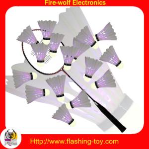 Led flash badminton