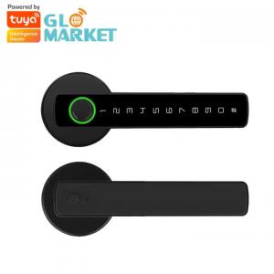 Quality Glomarket Tuya Ble Smart Lock Security Electronic Keyless Smart Door Handle Lock Indoor Room Lock for sale