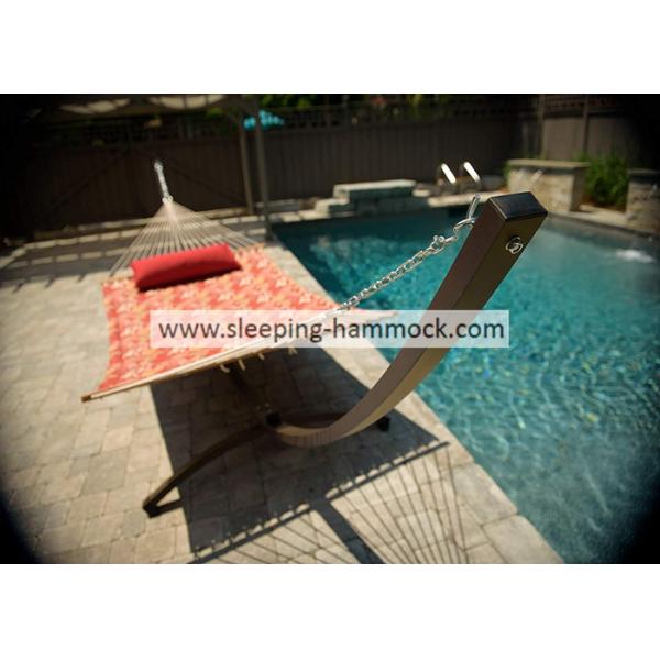 Deluxe Aluminum Arc Hammock Stand For Spreader Bar Hammocks 450 Pounds Capacity