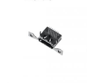 China ODM HDMI Connector Socket , Binaural Micro Hdmi 90 Degree Adapter Three Rows on sale