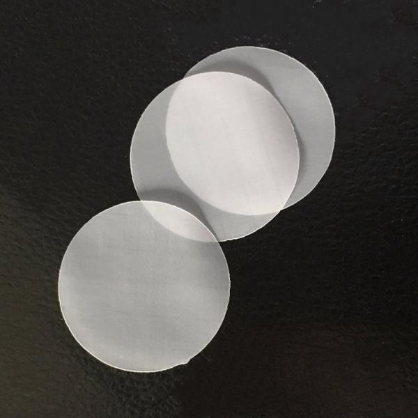 Custom Size Laser Cutting Nylon Polyester Filter Mesh Square / Round Shape