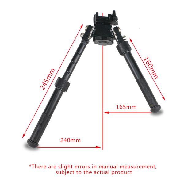 Tilting Spotting Scope Stand Bipod 6''-9'' 360 Degree Rotating