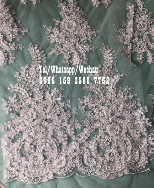 Buy net 3d embroidery fashion fabric wedding fabric at wholesale prices