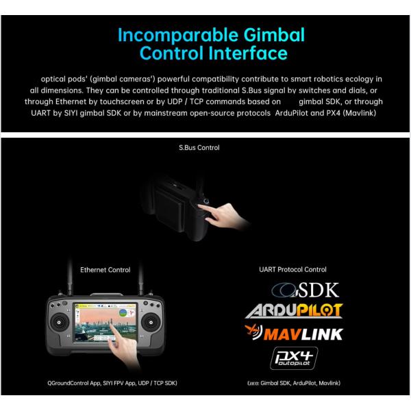 Four-Optical Pod 4K AI Hybrid Zoom Drone Camera with GPS 3-Axis Gimbal ZT30 Thermal Imaging and Laser Ranging