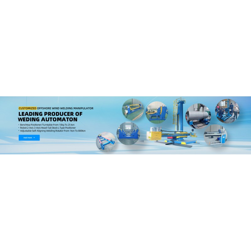Light Duty 5T Adjustable Welding Rotator With Polyurethane Rollers