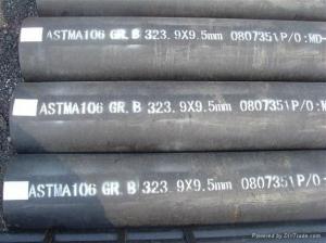 China Steel Astm A106 Seamless Pipe High Temperature 1.65mm Thickness on sale