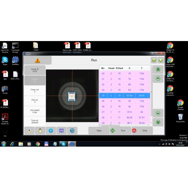 Hottest CHMT36VA + Vibration Feeder P&P Machine 0402-5050,SOP, QFN..