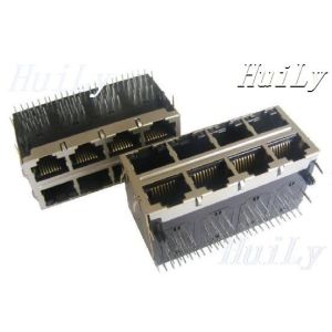 Quality RJ45 Transformer 2X4+LED EMI 100BASE for sale