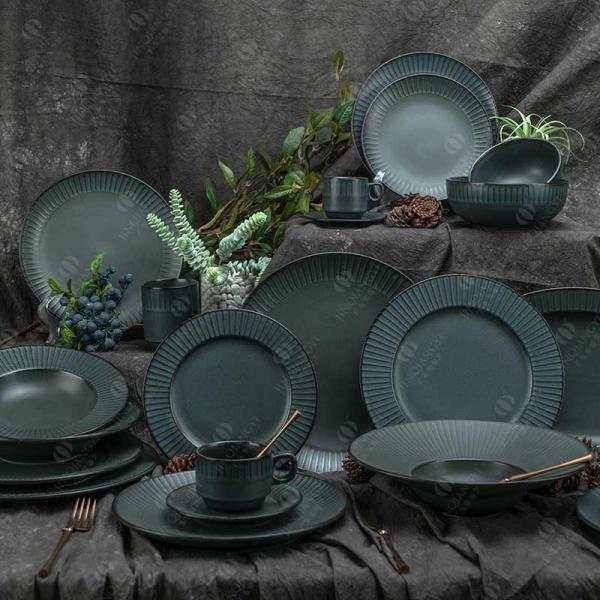 20Pcs Reactive Color Dinnerware Set