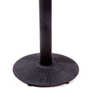 Professional Bistro Table Base Industrial Cast Iron Table Legs With Black Powder
