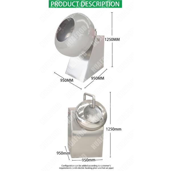 Caramelized Automatic Food Processing Machines Coated Peanut Making Machine