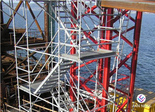 Buy Lightweight Ladders And Scaffold Towers Hot Dip Galvanized Easy Installation at wholesale prices