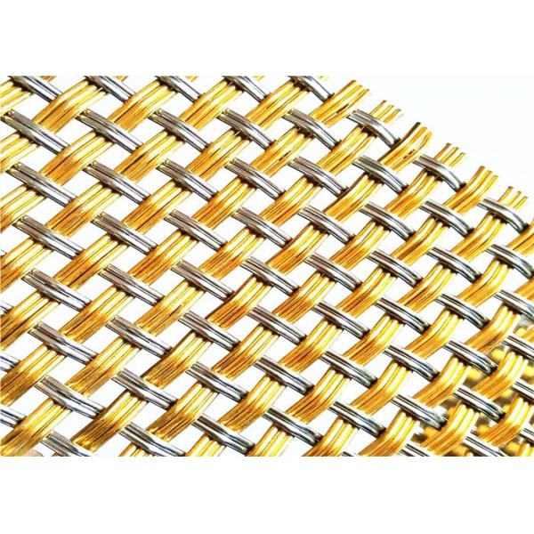 Wall Coverings Decorative Architectural Wire Mesh Belt For Screen & Space Partition