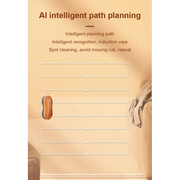 Smart Home WiFi Intelligent Window Washer Robot Multi-Used Wet/Dry Cleaner with Dual Nozzles