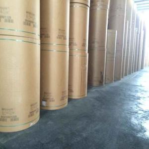 Quality OEM ODM 80gsm Large Kraft Paper Roll Uncoated Brown Anti Collision for sale