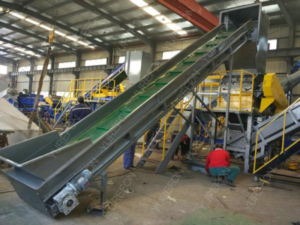 Buy 304 Stainless Steel 150 KW Polythene Bags Recycling Machines 300 Kg / H Full Automatic at wholesale prices