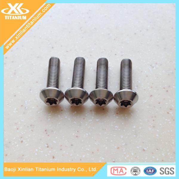 Gr5 M8 Button Head Titanium Bicycle Screws