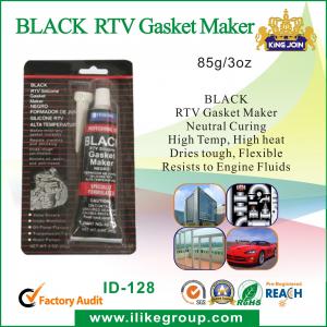 Black Gasket Ge Silicone Sealant High Temperature For Vehicle Body